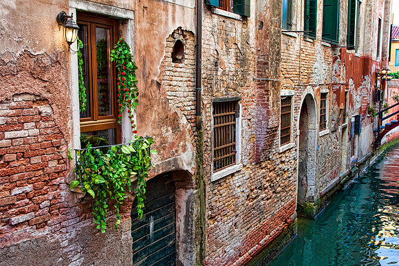 Balcony on canal