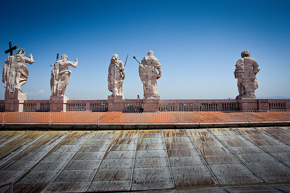 Behind the Saints