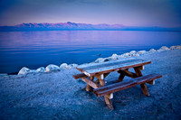 Picnic Table at Dawn