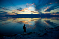 By The Shore At Sunset