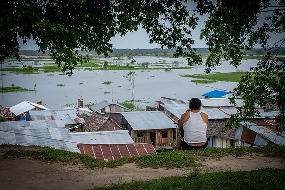 View over the slums, Iquitos