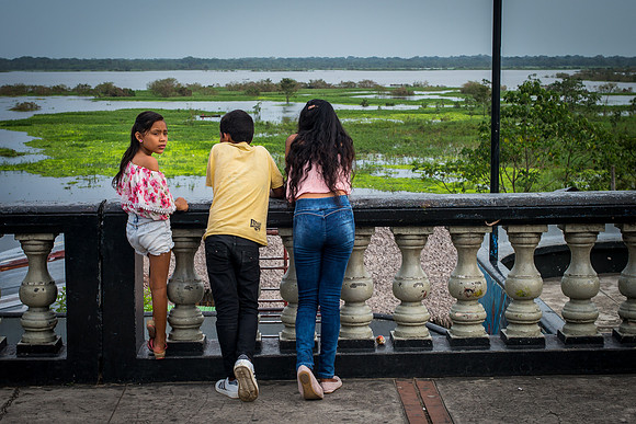 On the boardwalk, Iquitos