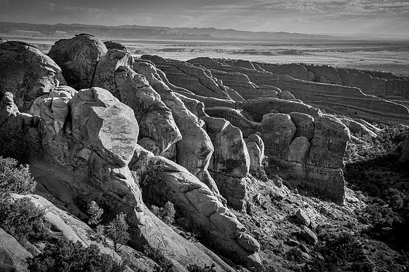 Sandstone fins, Arches National Park