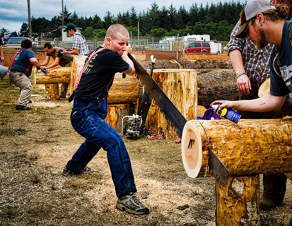 Lumberjack contest