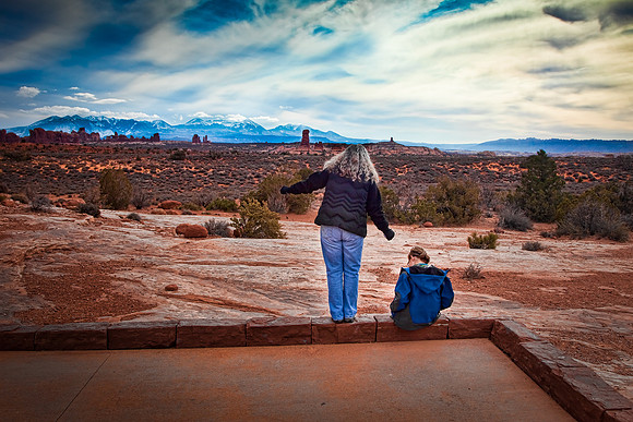 Near Balanced Rock, Arches National Park