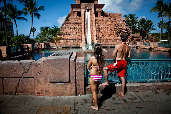 Mayan Slide, Atlantis Resort, Bahamas