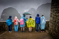 Rainy Day Sightseers, Machu Picchu, Peru