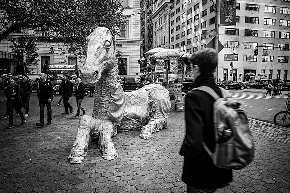 On the corner of Central Park