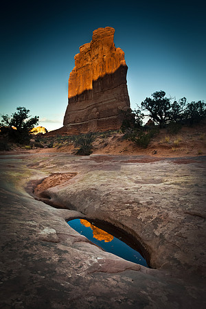 Tower Reflected