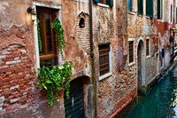 Balcony on canal