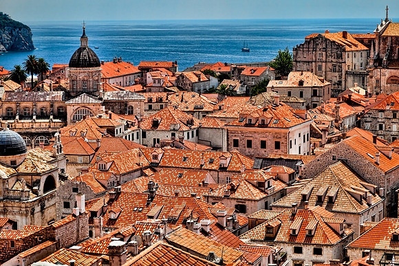 Red rooftops